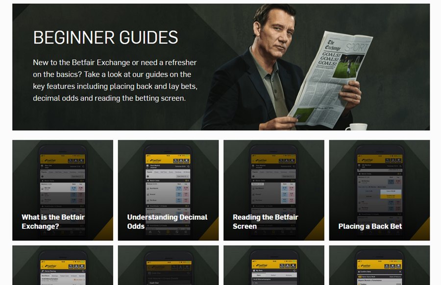 The site offers a wide range of guides